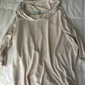 Lightweight cowel neck tunic